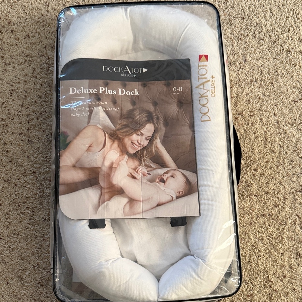 DockATot Deluxe Baby Dock - White